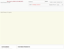 Tablet Screenshot of flowersdeliverycyprus.com